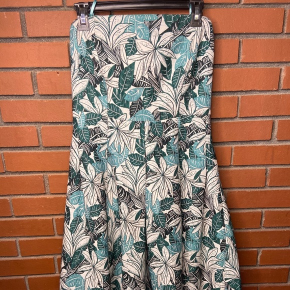 Teal patterned tea dress - Picture 2 of 7